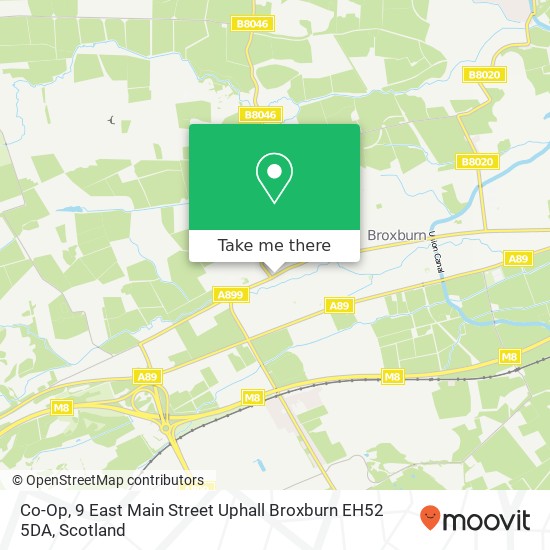 Co-Op, 9 East Main Street Uphall Broxburn EH52 5DA map