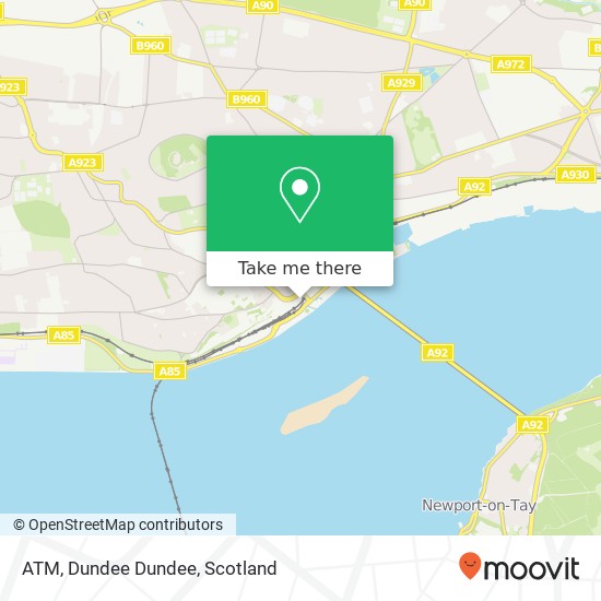 ATM, Dundee Dundee map