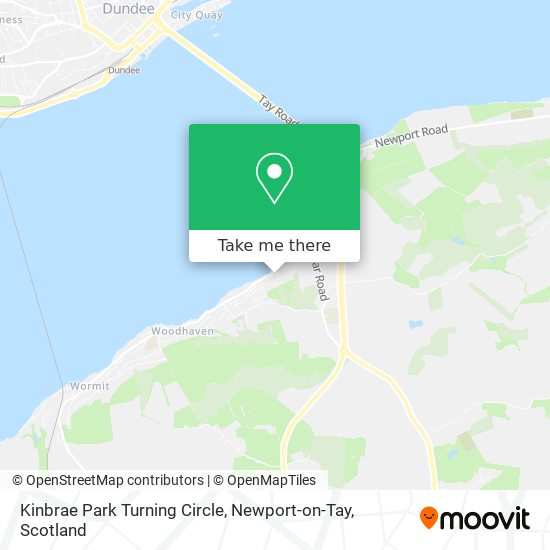 Kinbrae Park Turning Circle, Newport-on-Tay map