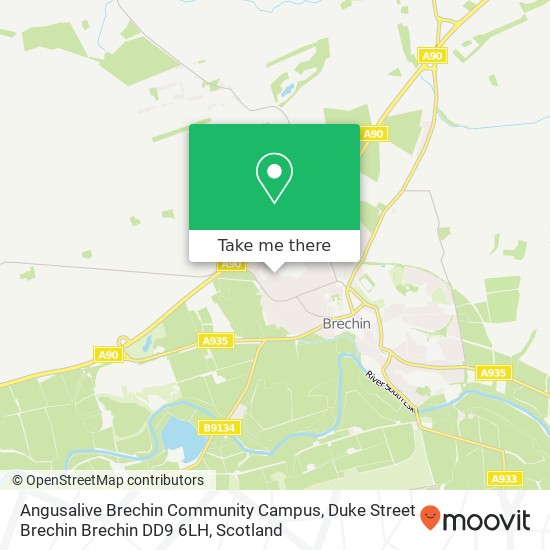 Angusalive Brechin Community Campus, Duke Street Brechin Brechin DD9 6LH map