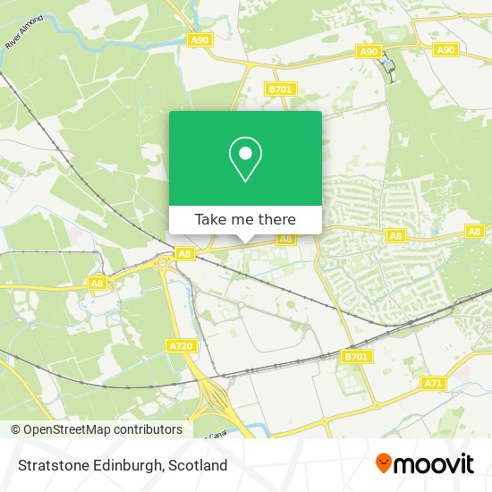 Stratstone Edinburgh map