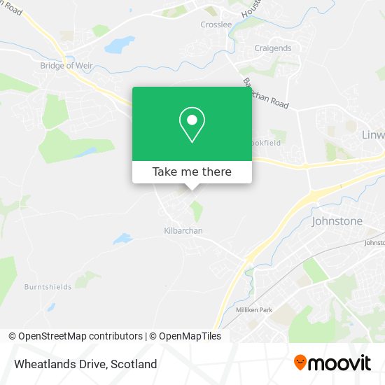 Wheatlands Drive map