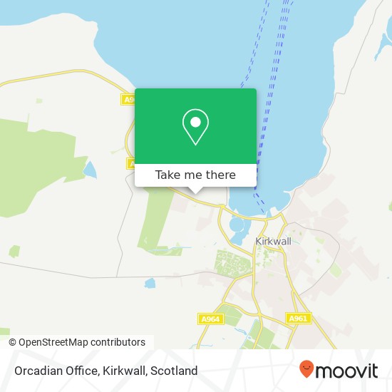 Orcadian Office, Kirkwall map
