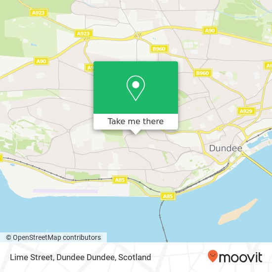 Lime Street, Dundee Dundee map