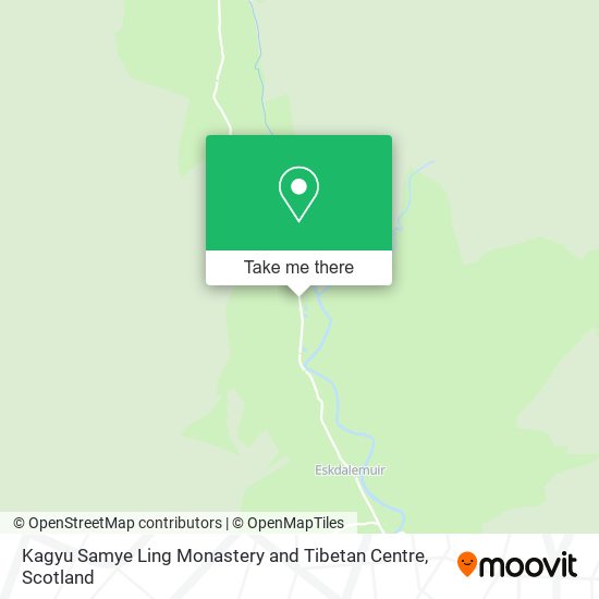 Kagyu Samye Ling Monastery and Tibetan Centre map