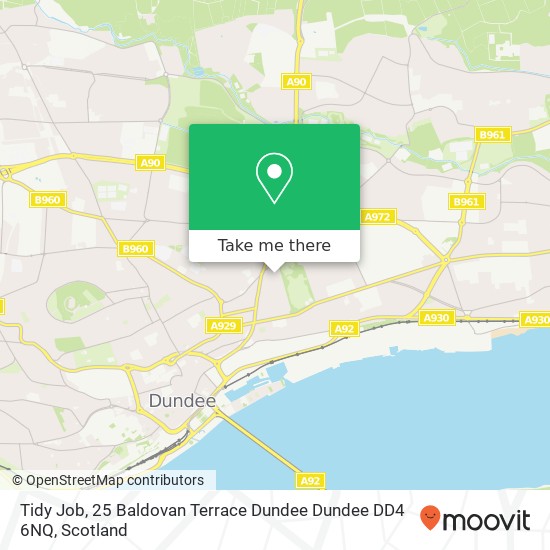 Tidy Job, 25 Baldovan Terrace Dundee Dundee DD4 6NQ map