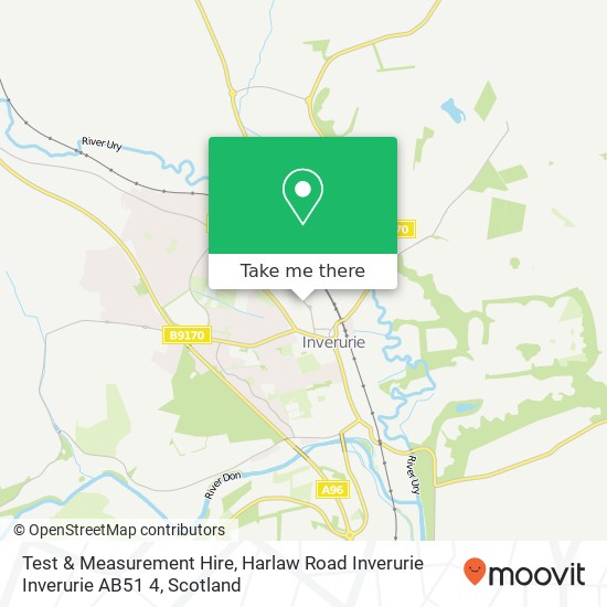 Test & Measurement Hire, Harlaw Road Inverurie Inverurie AB51 4 map