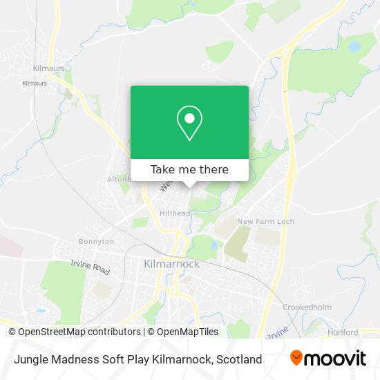 Jungle Madness Soft Play Kilmarnock map