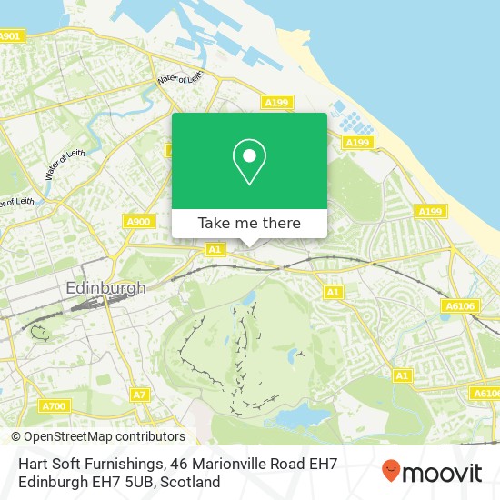 Hart Soft Furnishings, 46 Marionville Road EH7 Edinburgh EH7 5UB map