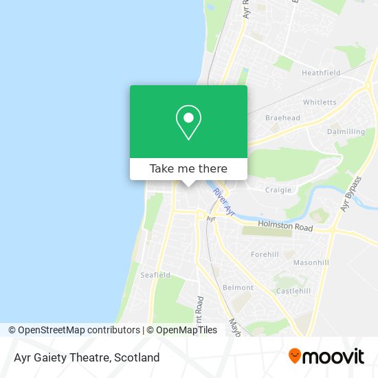 Ayr Gaiety Theatre map