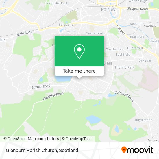 Glenburn Parish Church map