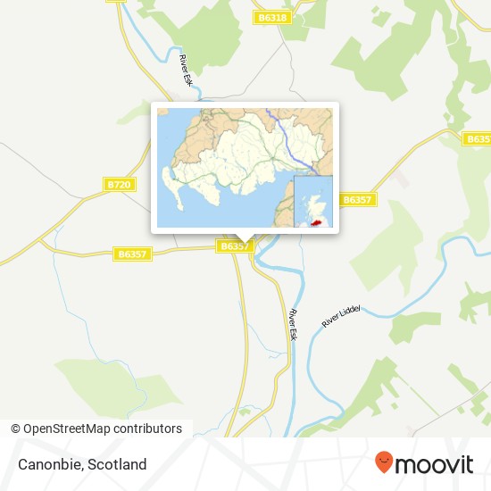 Canonbie map