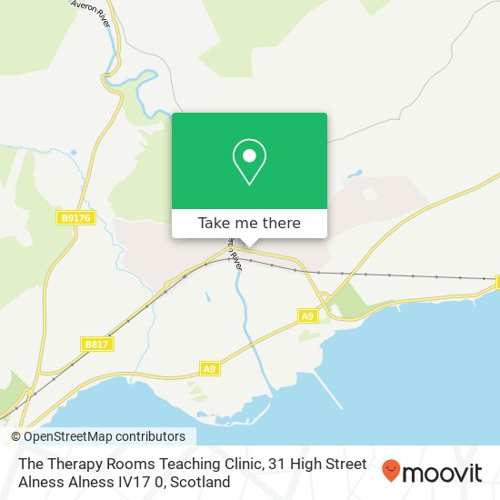 The Therapy Rooms Teaching Clinic, 31 High Street Alness Alness IV17 0 map