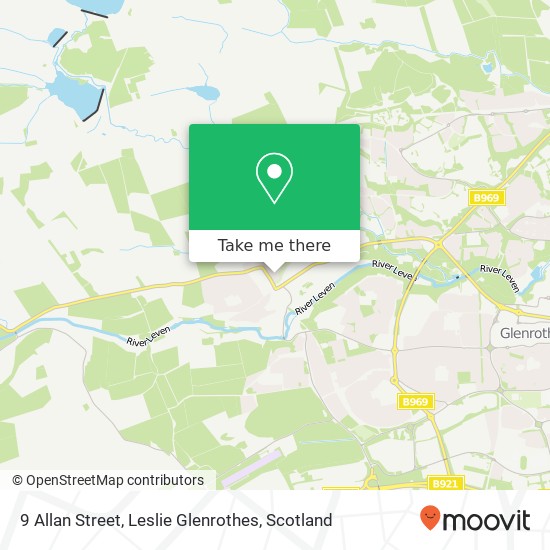 9 Allan Street, Leslie Glenrothes map