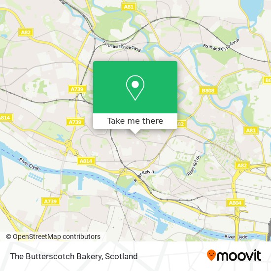 The Butterscotch Bakery map