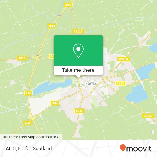 ALDI, Forfar map