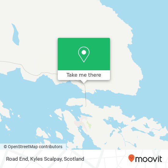 Road End, Kyles Scalpay map