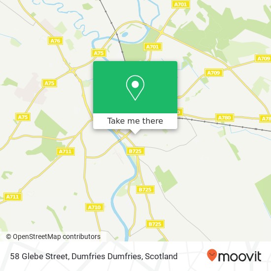 58 Glebe Street, Dumfries Dumfries map