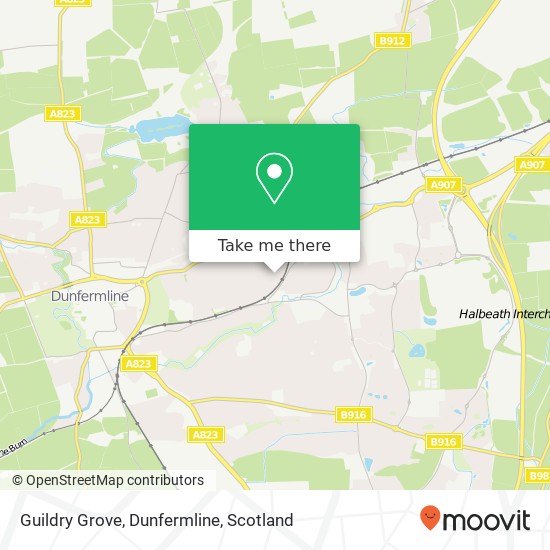 Guildry Grove, Dunfermline map