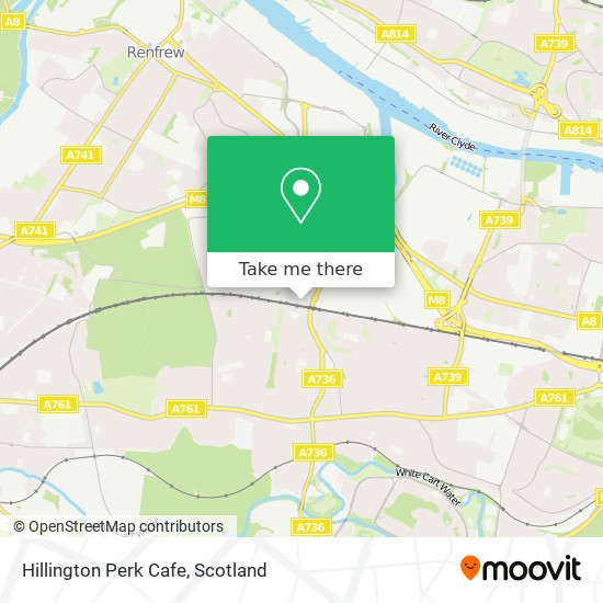 Hillington Perk Cafe map
