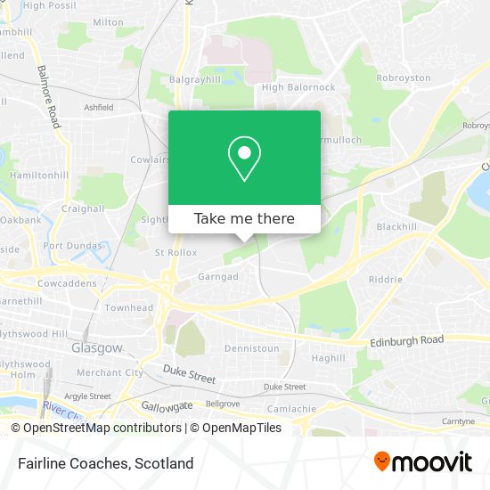 Fairline Coaches map