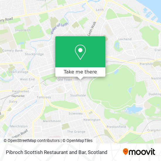Pibroch Scottish Restaurant and Bar map