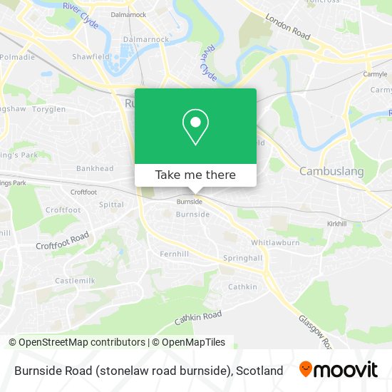 Burnside Road (stonelaw road burnside) map