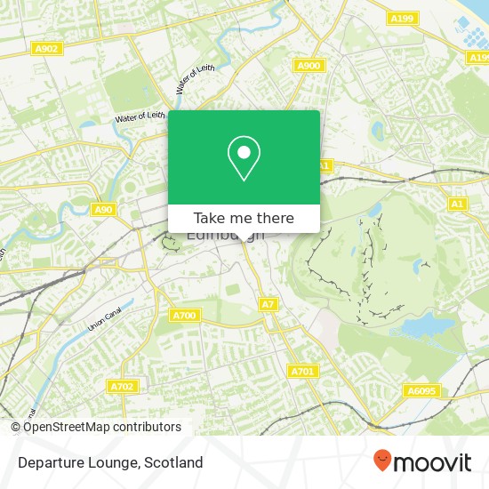 Departure Lounge map