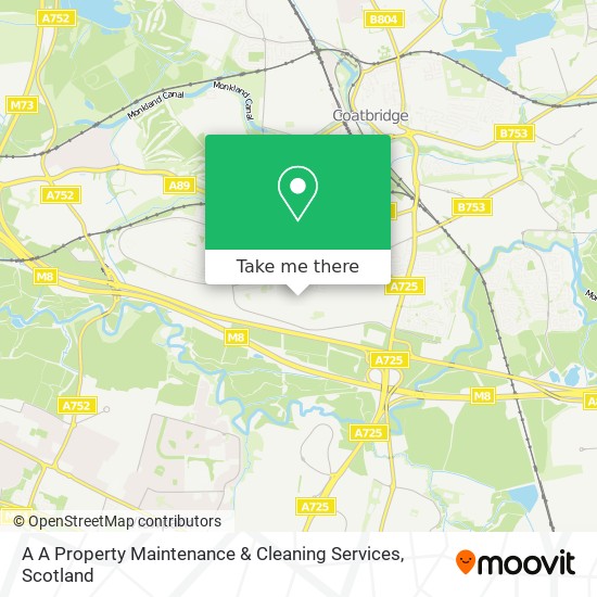 A A Property Maintenance & Cleaning Services map