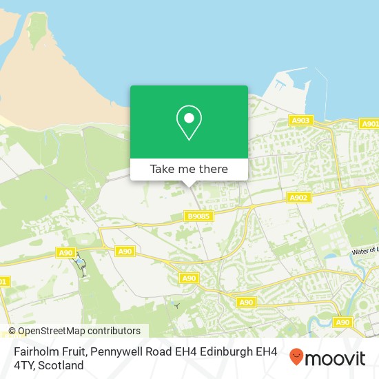 Fairholm Fruit, Pennywell Road EH4 Edinburgh EH4 4TY map