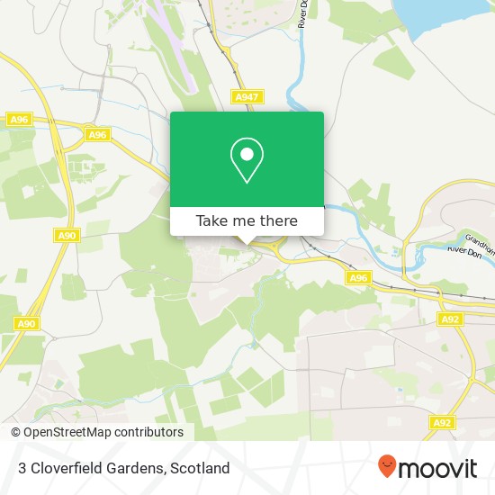 3 Cloverfield Gardens map