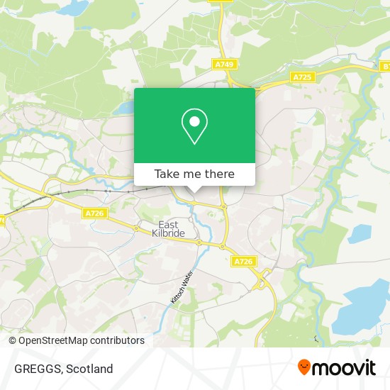 GREGGS map