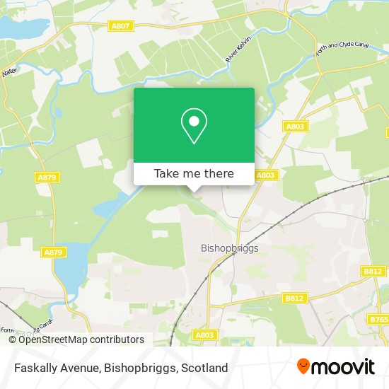 Faskally Avenue, Bishopbriggs map