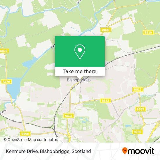 Kenmure Drive, Bishopbriggs map