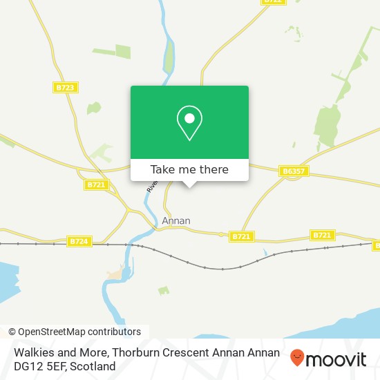 Walkies and More, Thorburn Crescent Annan Annan DG12 5EF map