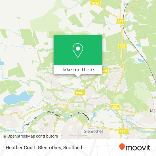 Heather Court, Glenrothes map