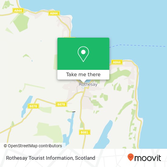 Rothesay Tourist Information map