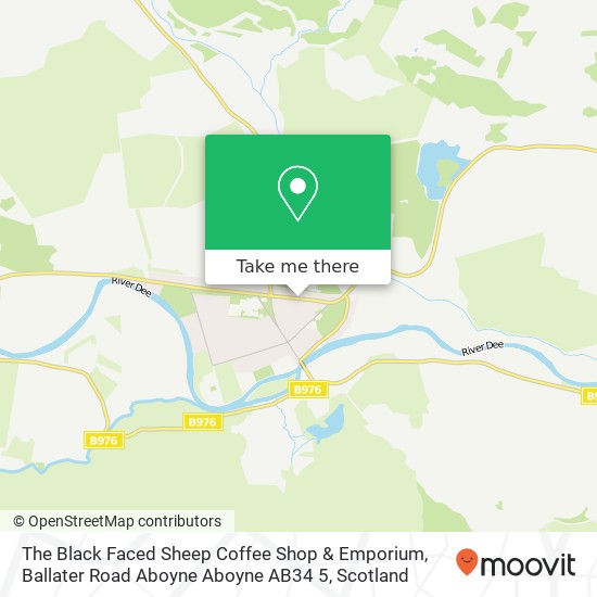 The Black Faced Sheep Coffee Shop & Emporium, Ballater Road Aboyne Aboyne AB34 5 map