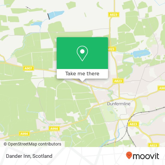 Dander Inn map