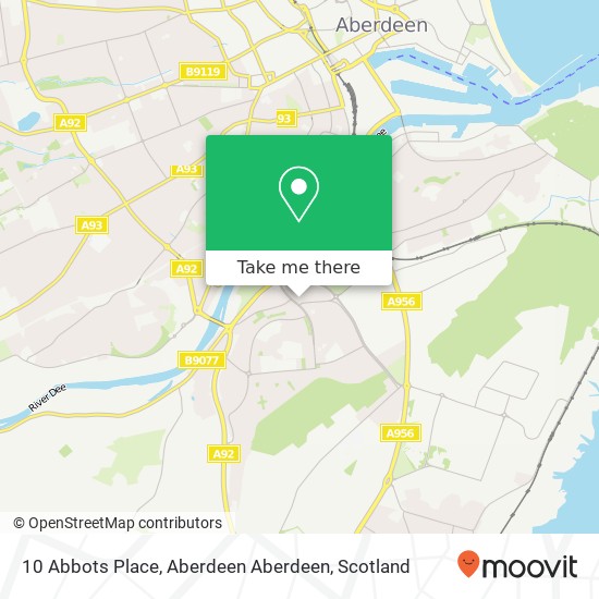 10 Abbots Place, Aberdeen Aberdeen map