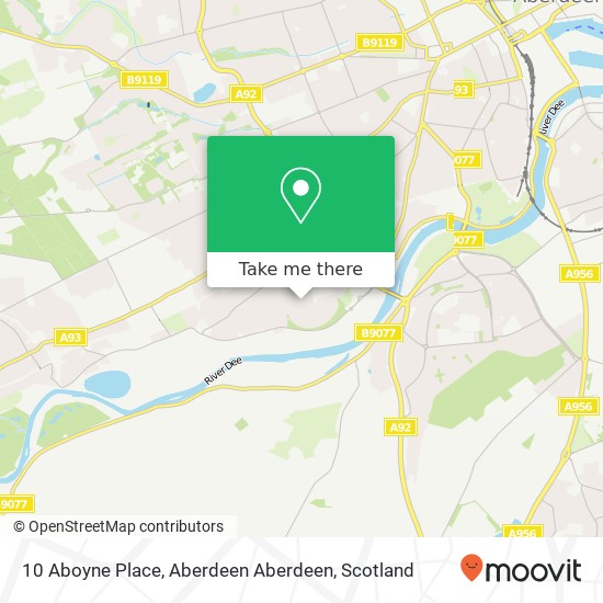 10 Aboyne Place, Aberdeen Aberdeen map