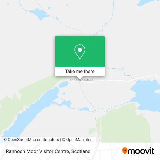 Rannoch Moor Visitor Centre map