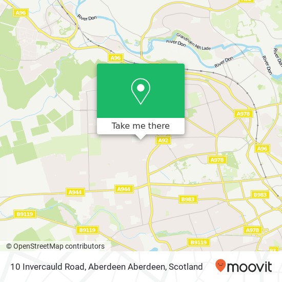 10 Invercauld Road, Aberdeen Aberdeen map