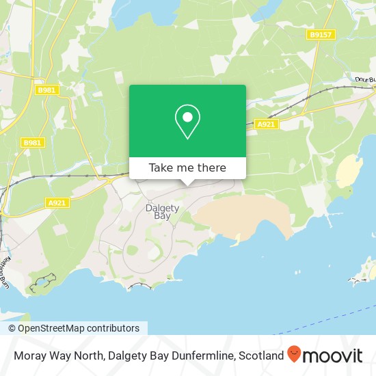 Moray Way North, Dalgety Bay Dunfermline map