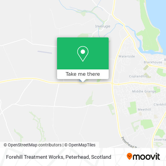 Forehill Treatment Works, Peterhead map