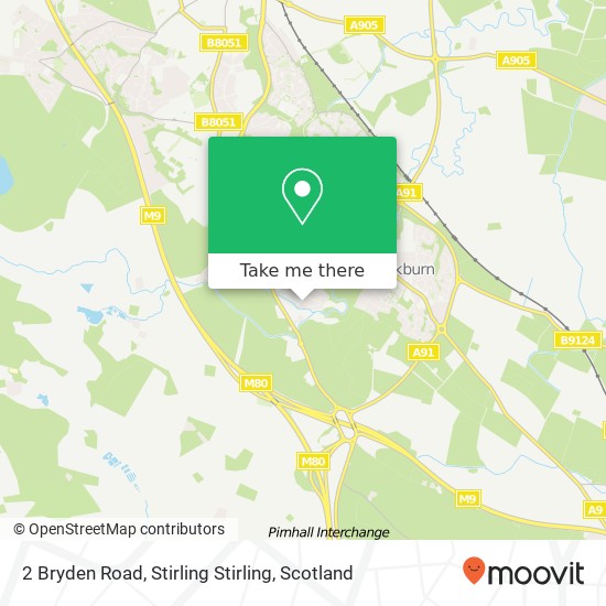 2 Bryden Road, Stirling Stirling map