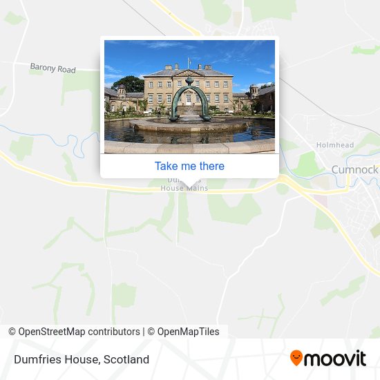 Dumfries House map