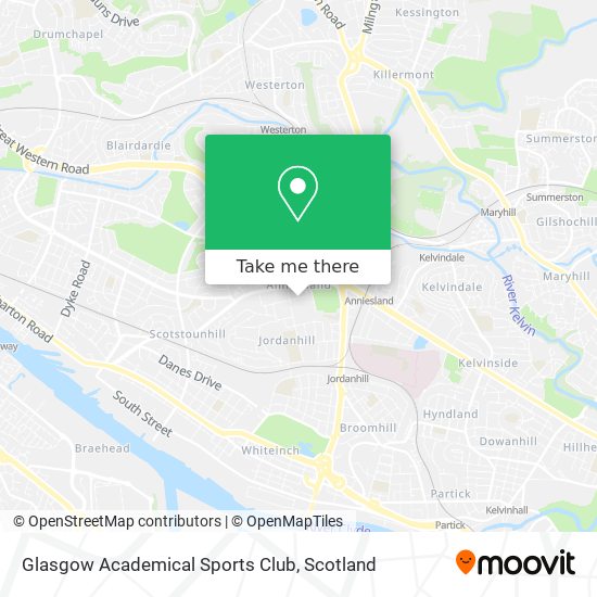 Glasgow Academical Sports Club map