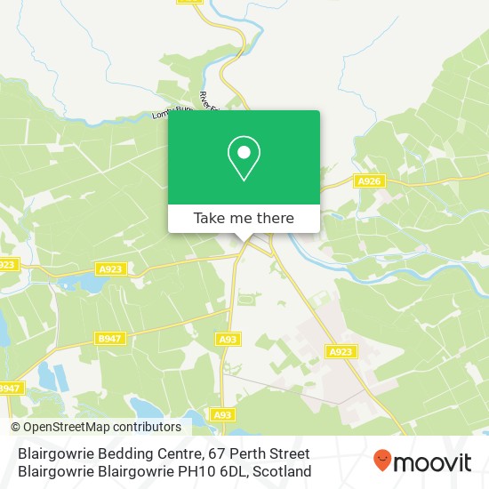 Blairgowrie Bedding Centre, 67 Perth Street Blairgowrie Blairgowrie PH10 6DL map