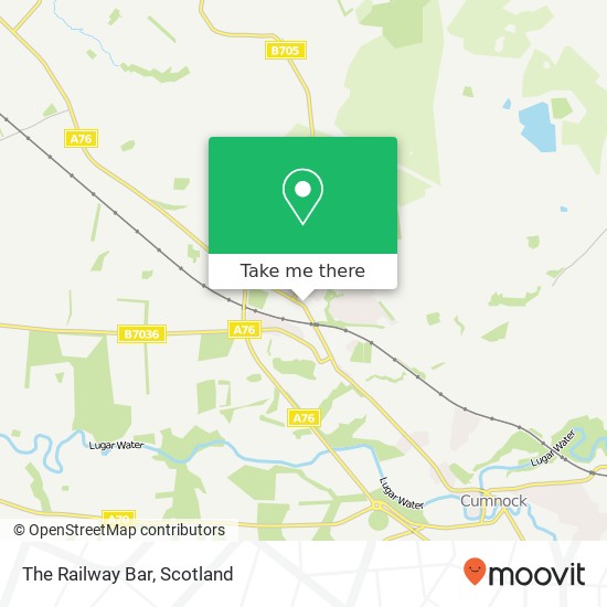 The Railway Bar map